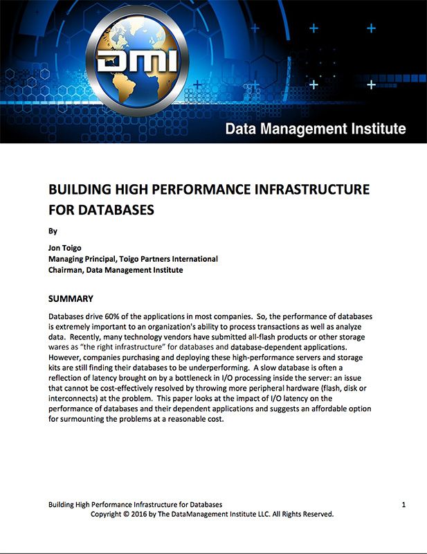 miniatura realizzare un'infrastruttura ad alte prestazioni per i database